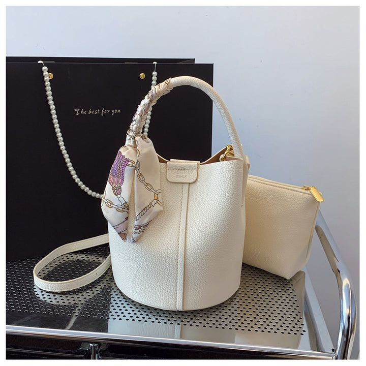 Damen Handtasche mit abnehmbarem Schal Nord Taschen