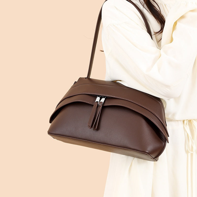Damen Schultertasche mit stilvollem Design und praktischen Fächern Nord Taschen
