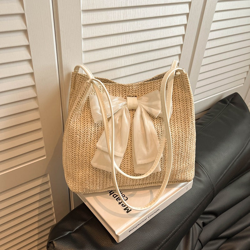 Damen elegante Hobo-Tasche mit dekorativen Schleifendetails Nord Taschen