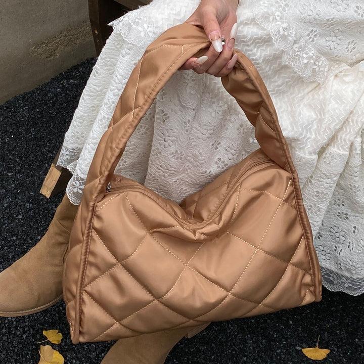 Damen Stepp-Hobo-Tasche aus strapazierfähigem Material Nord Taschen