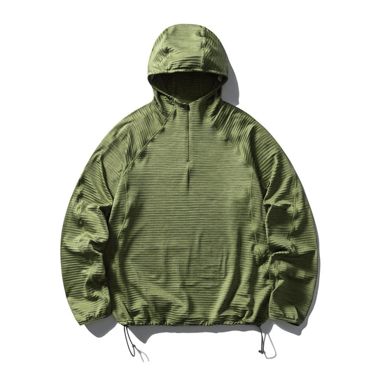 Herren Leichter Half‑Zip Kapuzenpullover aus technischem Funktionsmaterial Nord Taschen