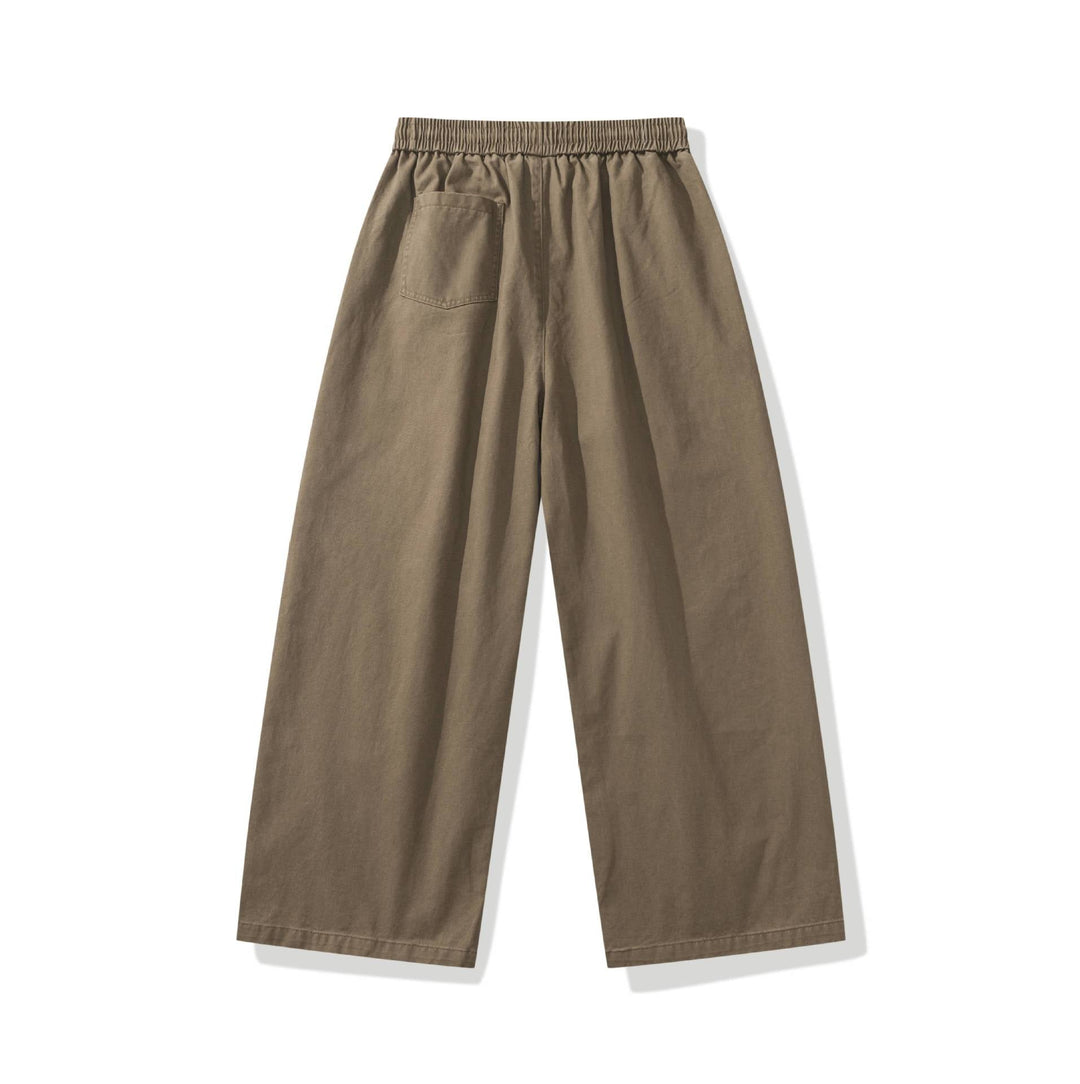 Damen weite Cargo-Hose mit elastischem Bund und Tunnelzug Nord Taschen