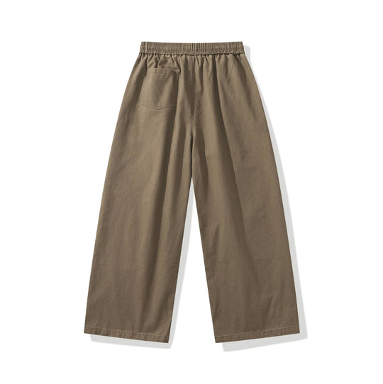 Damen weite Cargo-Hose mit elastischem Bund und Tunnelzug Nord Taschen