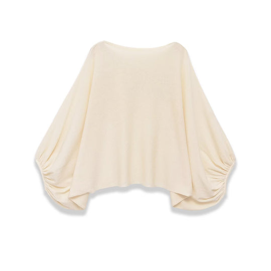 Damen Oversize Poncho-Top mit Fledermausärmeln und Tunnelzug-Detail Nord Taschen