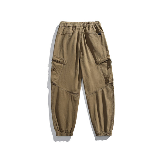 Herren Loose‑Fit Utility‑Cargohose mit Tunnelzugbund, Kniepaneelen und großen Klappentaschen Nord Taschen