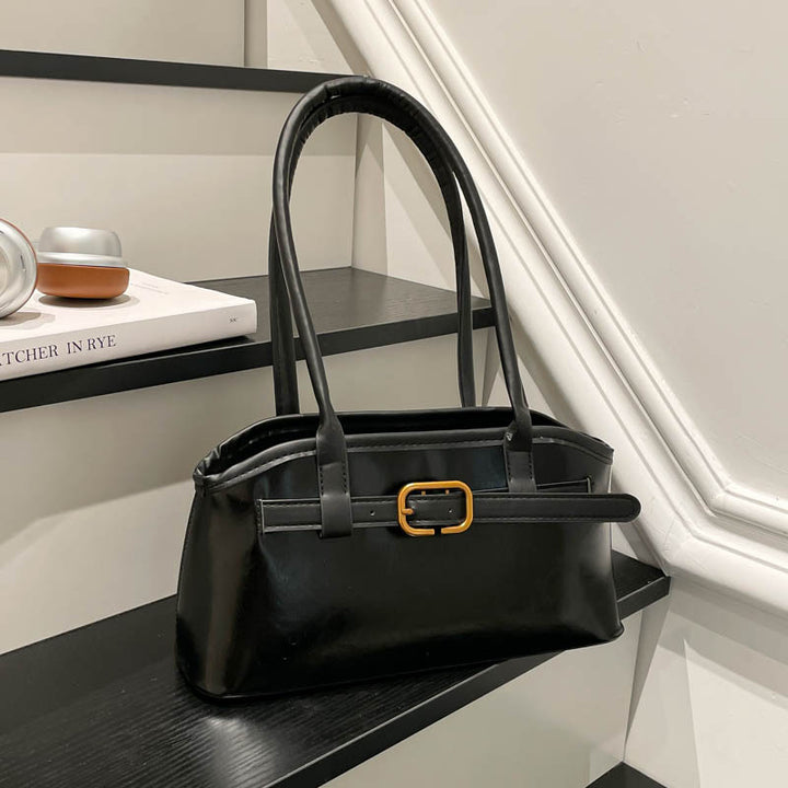 Damen elegante Handtasche mit innovativem Verschluss Nord Taschen