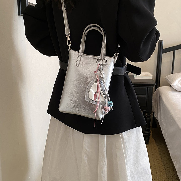 Damen Mini-Handtasche mit elegantem Anhänger Nord Taschen