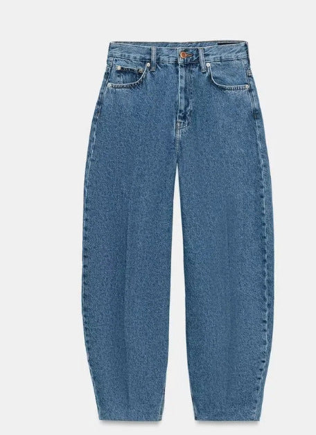 Damen Hochtaillierte Culotte-Hose mit weitem Bein und dekorativem Taillengürtel Nord Taschen