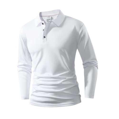 Herren Langarm Poloshirt Nord Taschen