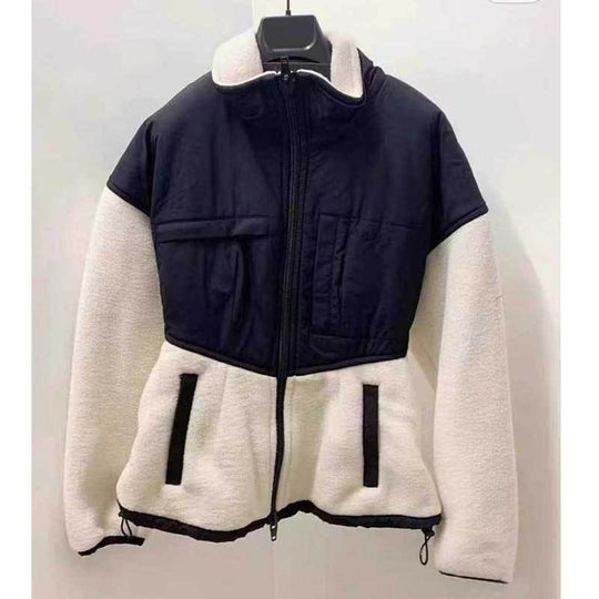 Damen modische Übergangsjacke mit hochgeschlossenem Kragen und praktischen Taschen Nord Taschen