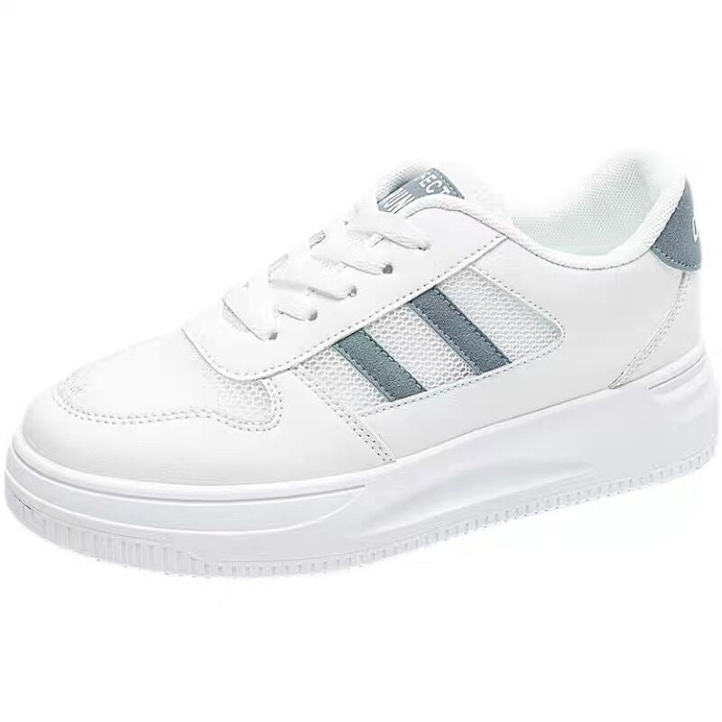 Damen Plattform Sneakers mit atmungsaktivem Obermaterial und rutschfester Sohle