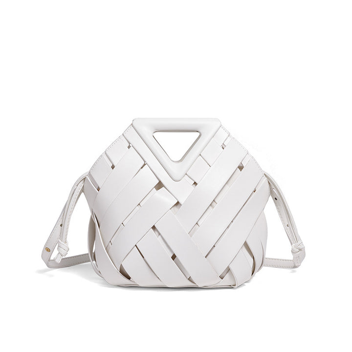 Damen modische Beuteltasche mit geflochtenem Design Nord Taschen