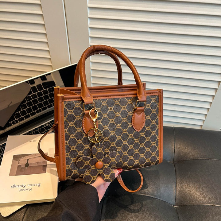 Damen elegante Handtasche im modischen Blumenmuster Nord Taschen