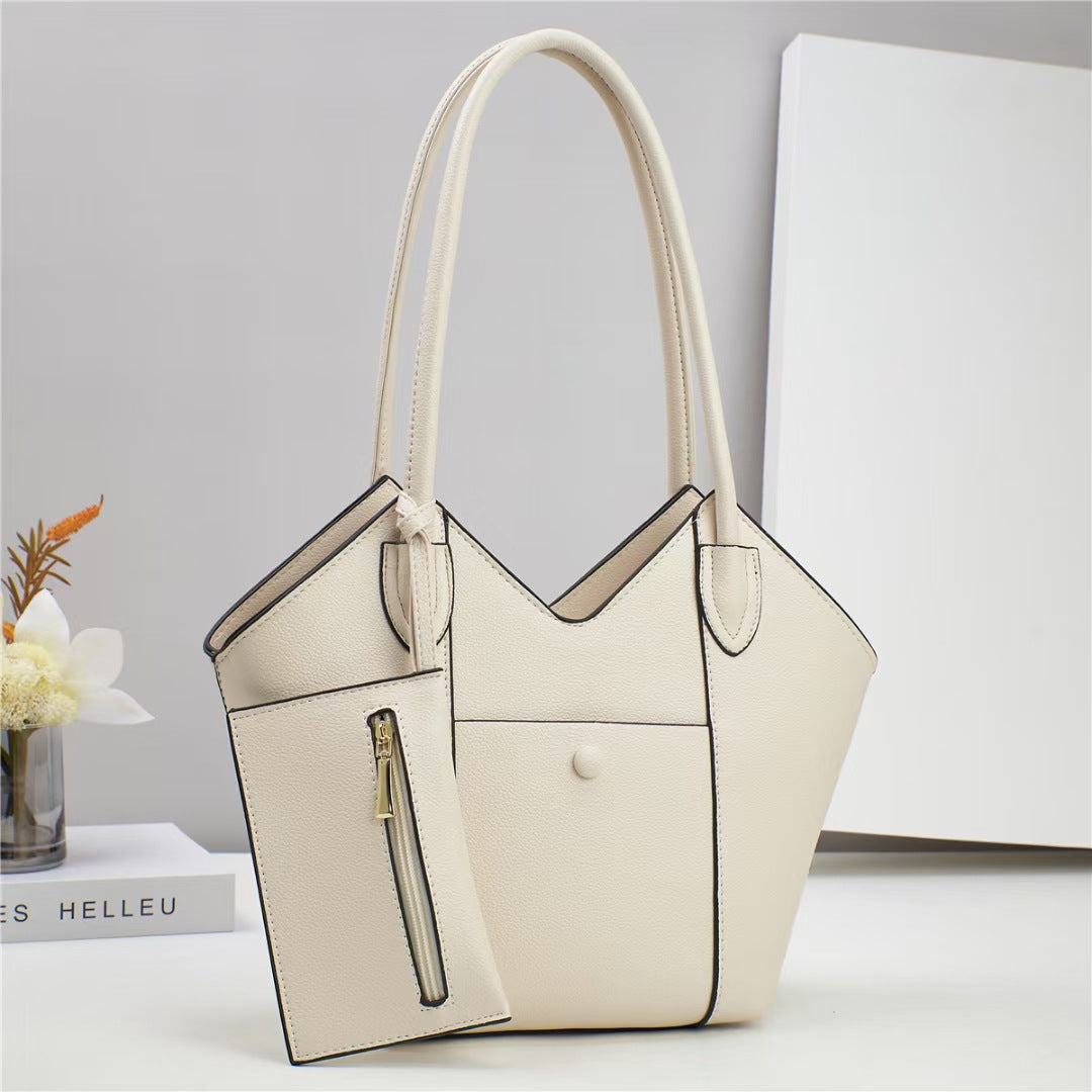 Damen elegante Tragetasche mit praktischem abnehmbarem Mini-Etui Nord Taschen