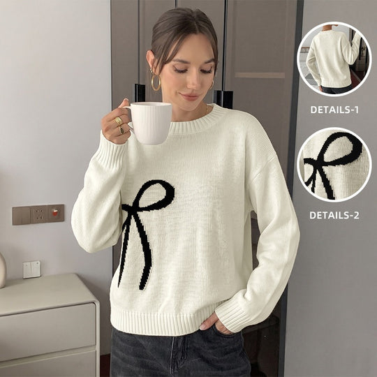 Damen Lässiger Pullover Nord Taschen