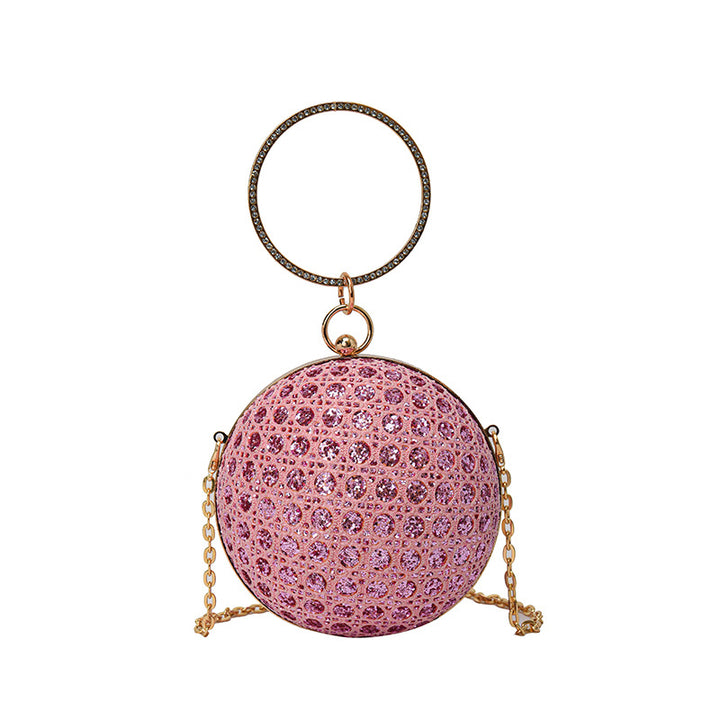 Damen glamouröse Clutch mit funkelnder Oberflächenstruktur Nord Taschen