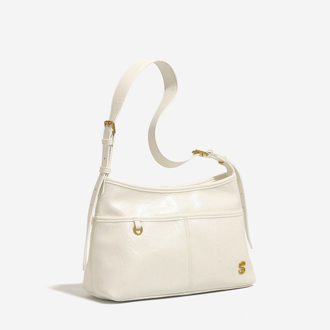 Damen Hobo-Handtasche mit stilvollem Kettenriemen und praktischen Fächern Nord Taschen