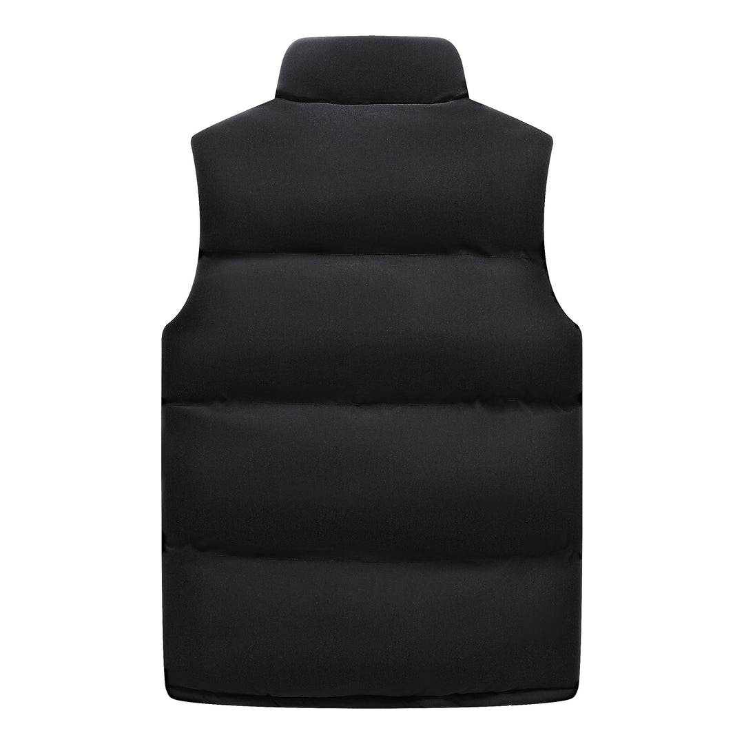 Damen Wattierte Ärmellose Thermo‑Weste mit Sherpa‑Innenfutter und hohem Stehkragen Nord Taschen