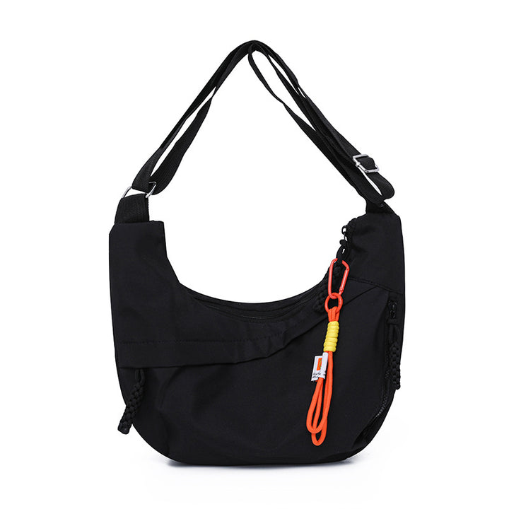 Damen praktische Schultertasche mit stylischem Reißverschluss Nord Taschen