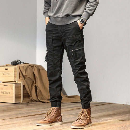 Herren Technische Cargo-Jogginghose mit Multifunktionstaschen & elastischen Bündchen Nord Taschen