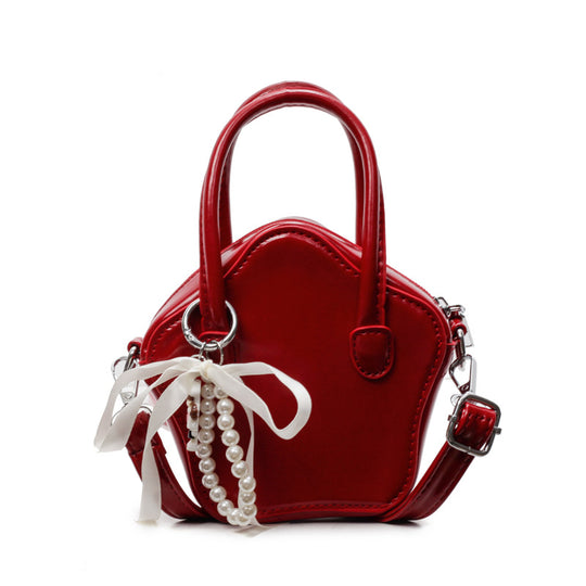 Damen modische Handtasche mit verspieltem Anhänger Nord Taschen