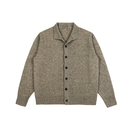 Damen Strick-Cardigan mit Stehkragen, durchgehender Knopfleiste und geripptem Saum Nord Taschen