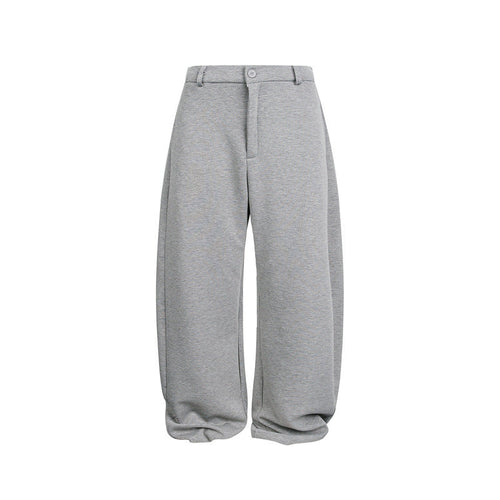 Damen Weite Cropped-Sweathose mit Gürtelschlaufen, Bundfalten und ballonförmigem Saum Nord Taschen