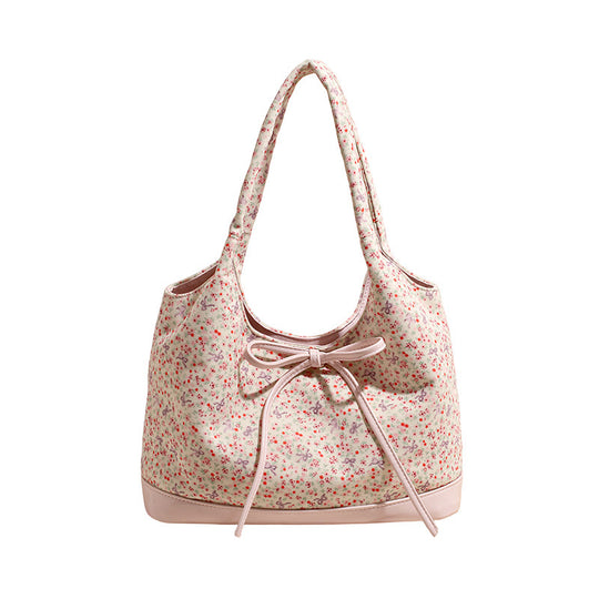 Damen Hobo-Tasche mit floralen Mustern und praktischem Kordelzug Nord Taschen