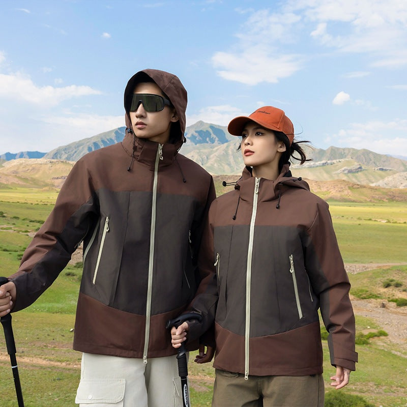 Damen Wetterfeste Urban-Trekkingjacke mit Thermo-Fleece-Inlay und verschweißten Reißverschlüssen Nord Taschen