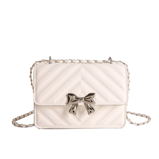 Damen Designer-Handtasche mit strukturiertem Karomuster und stilvollem Kettenverschluss Nord Taschen