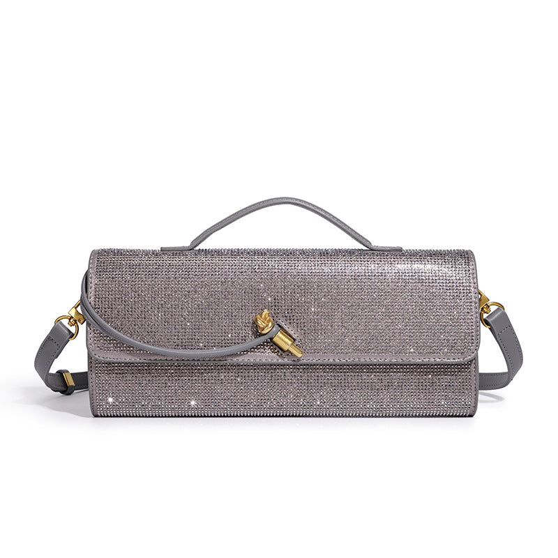 Damen Clutch mit glitzerndem Strass Nord Taschen