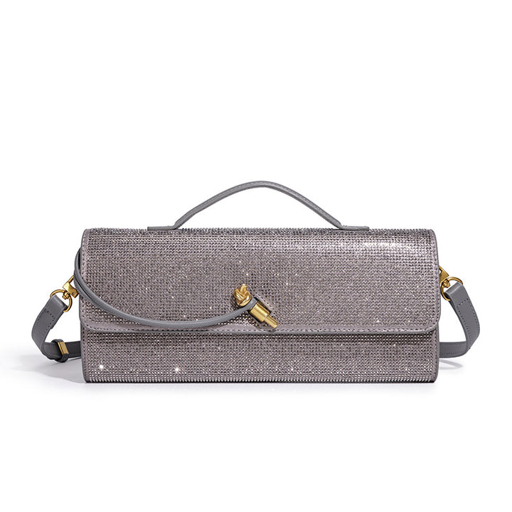 Damen Clutch mit glitzerndem Strass Nord Taschen
