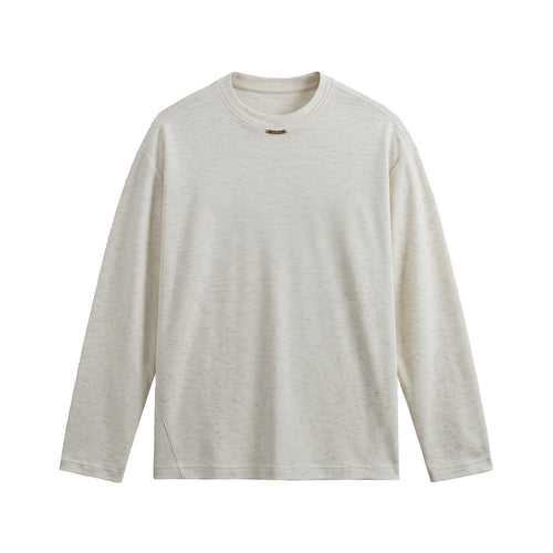 Damen Feinstrick‑Sweatshirt mit Strukturstrick, Rundhalsausschnitt und weiter Passform Nord Taschen