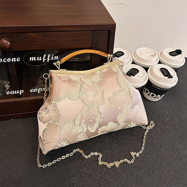 Damen elegante Umhängetasche mit floralem Design Nord Taschen