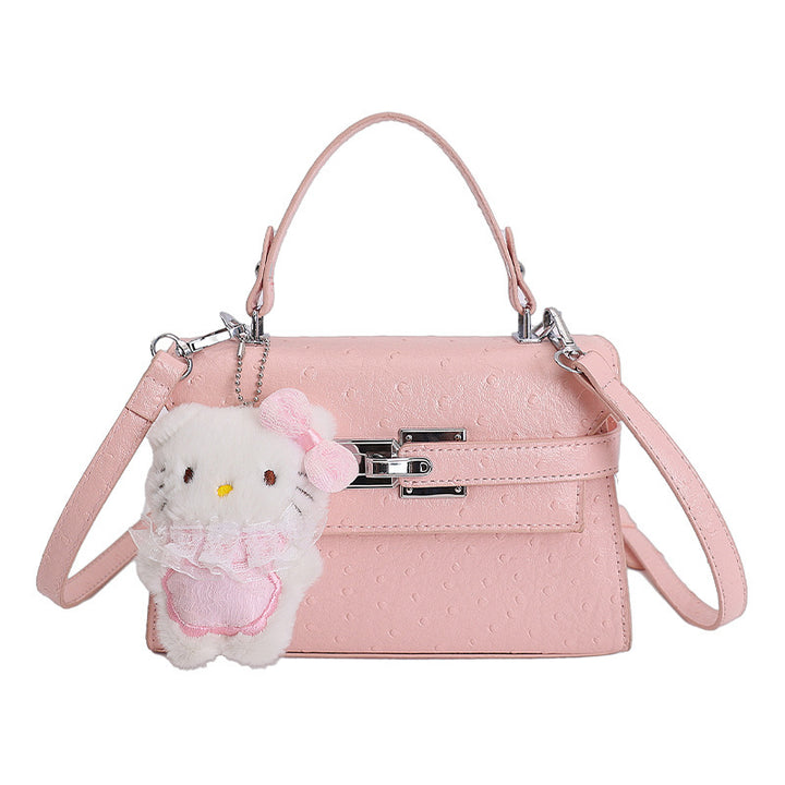Damen Handtasche im eleganten Design mit niedlichem Anhänger Nord Taschen