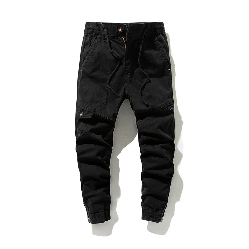 Herren Städtischer Tapered Funktions-Jogger mit elastischem Komfortbund, verstärkten Kniepartien und Knöchelreißverschluss Nord Taschen