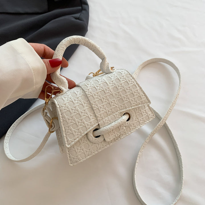 Damen elegante Umhängetasche mit kunstvollem geflochtenem Design Nord Taschen