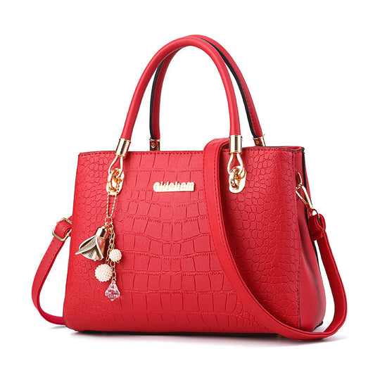 Arvani | Handtasche für Damen - Modische Tasche im minimalistischen Stil mit goldenen Details
