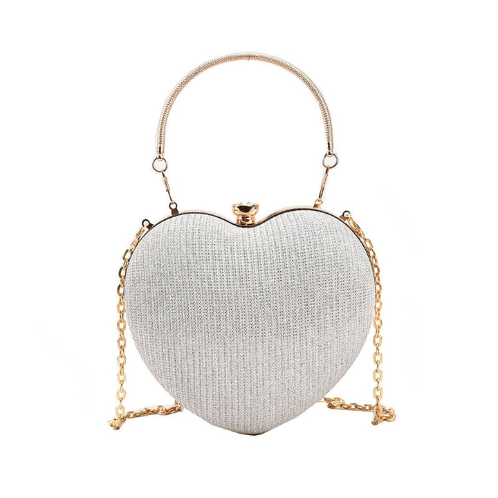 Damen stilvolle Herztasche mit goldenen Akzenten Nord Taschen