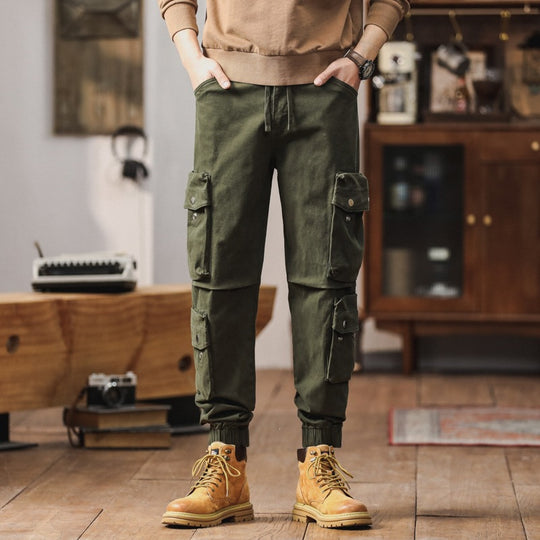 Herren Cargohose mit multifunktionalen Pattentaschen und elastischem Saum Nord Taschen