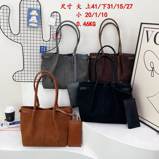Damen modische Tragetasche aus hochwertigem Kunstleder mit abnehmbarem Mini-Organizer Nord Taschen