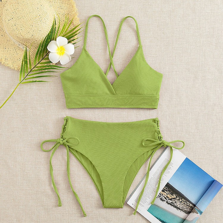 Damen Triangel-Bikini mit raffinierter Raffung Nord Taschen