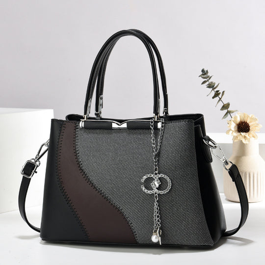 Damen Handtasche aus hochwertigem Kunstleder mit detailverliebtem Design und abnehmbarem Schulterriemen Nord Taschen