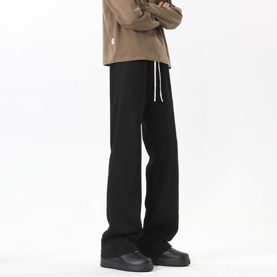 Herren Oversize‑Sweathose im Baggy‑Cut mit Tunnelzug und dekorativen Nähten Nord Taschen