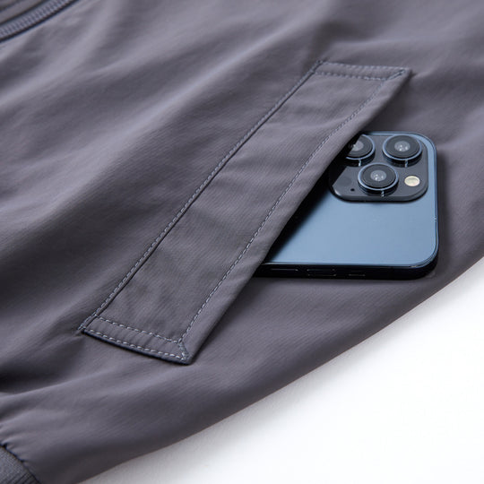Herren leicht wattierte Bomberjacke im Utility-Look mit Ärmeltasche Nord Taschen