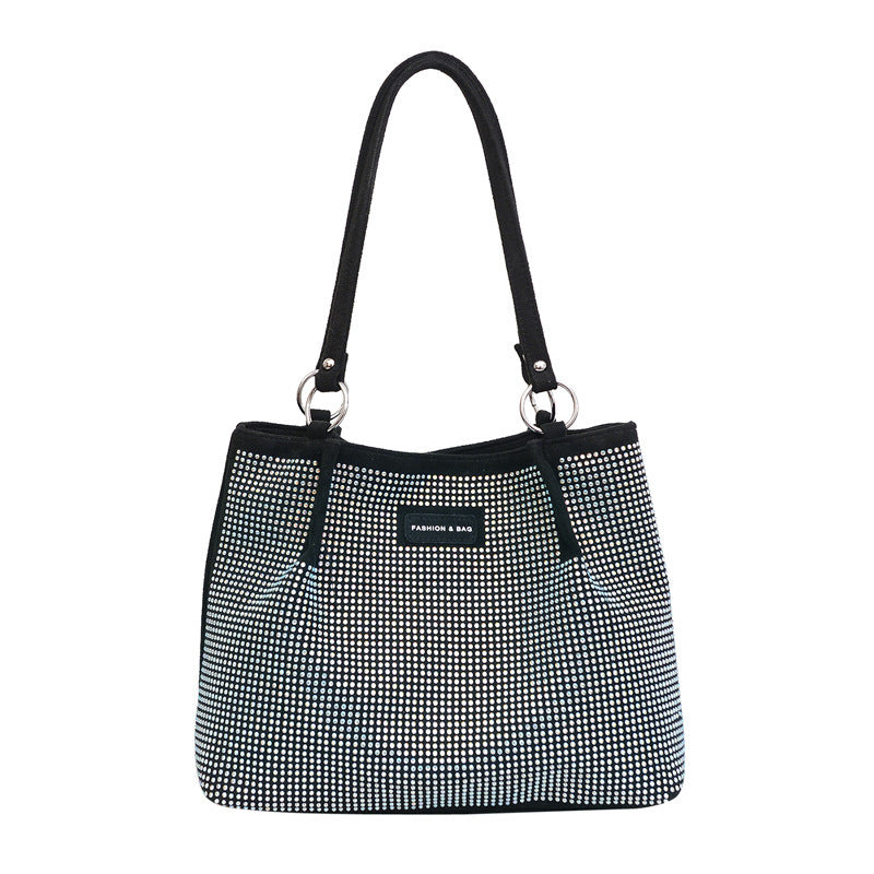 Damen elegante Handtasche mit funkelndem Strass Nord Taschen