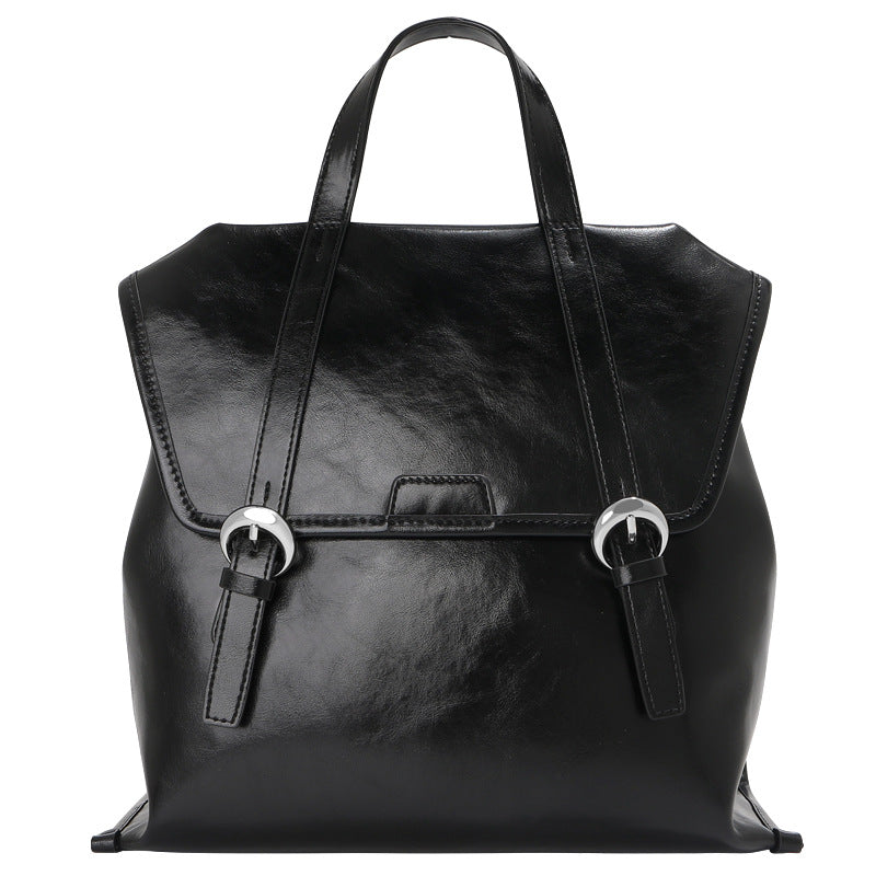 Damen Rucksacktasche aus glänzendem Kunstleder Nord Taschen