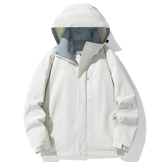 Herren Wasserfeste Übergangsjacke mit verstellbarer Kapuze Nord Taschen 1787797911