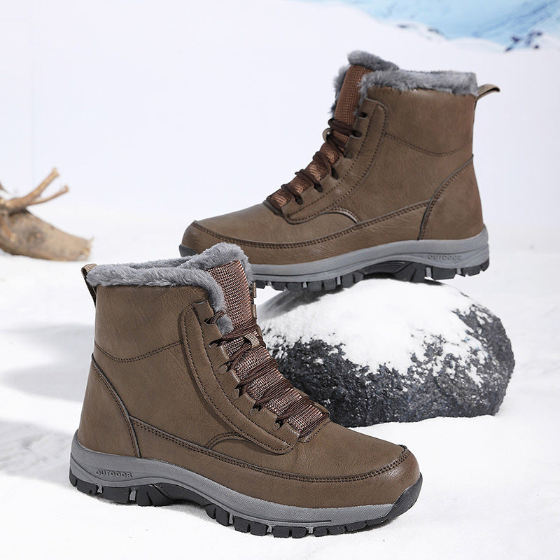 Damen Gefütterte Thermo-Winterstiefelette mit rutschfester Profilsohle und wasserabweisender Oberfläche Nord Taschen