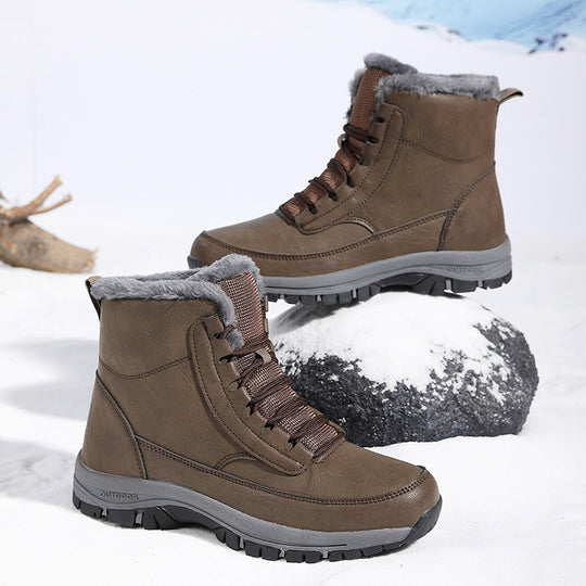Damen Gefütterte Thermo-Winterstiefelette mit rutschfester Profilsohle und wasserabweisender Oberfläche Nord Taschen